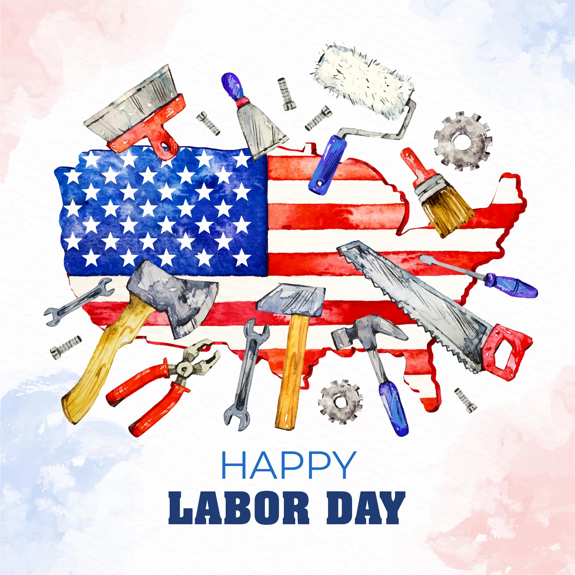 Labor Day holiday banner